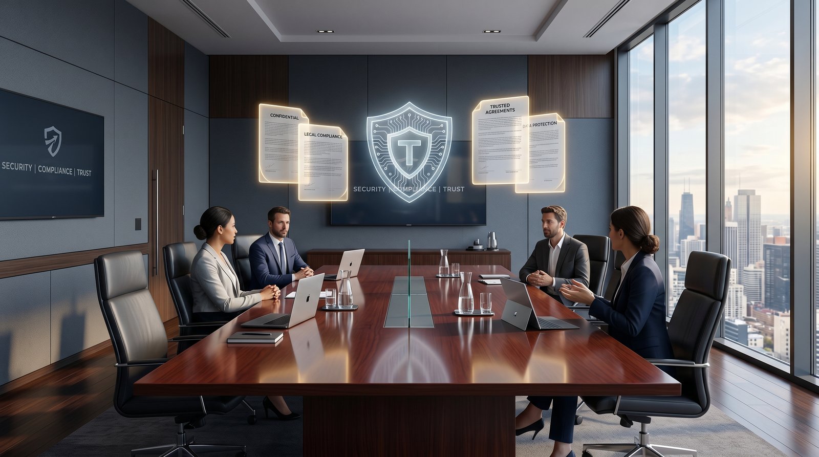 Security and protection concept image